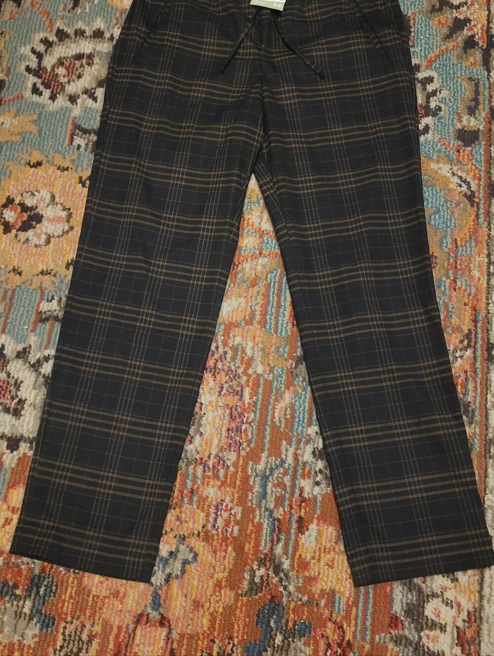 H&M Mens Plaid Pants - Small